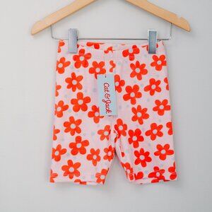 Cat & Jack Floral Bike Shorts Girls Size 4T NWT